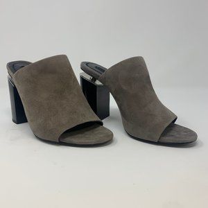 AUTHENTIC Alexander Wang Avery Suede Shoes Mules -